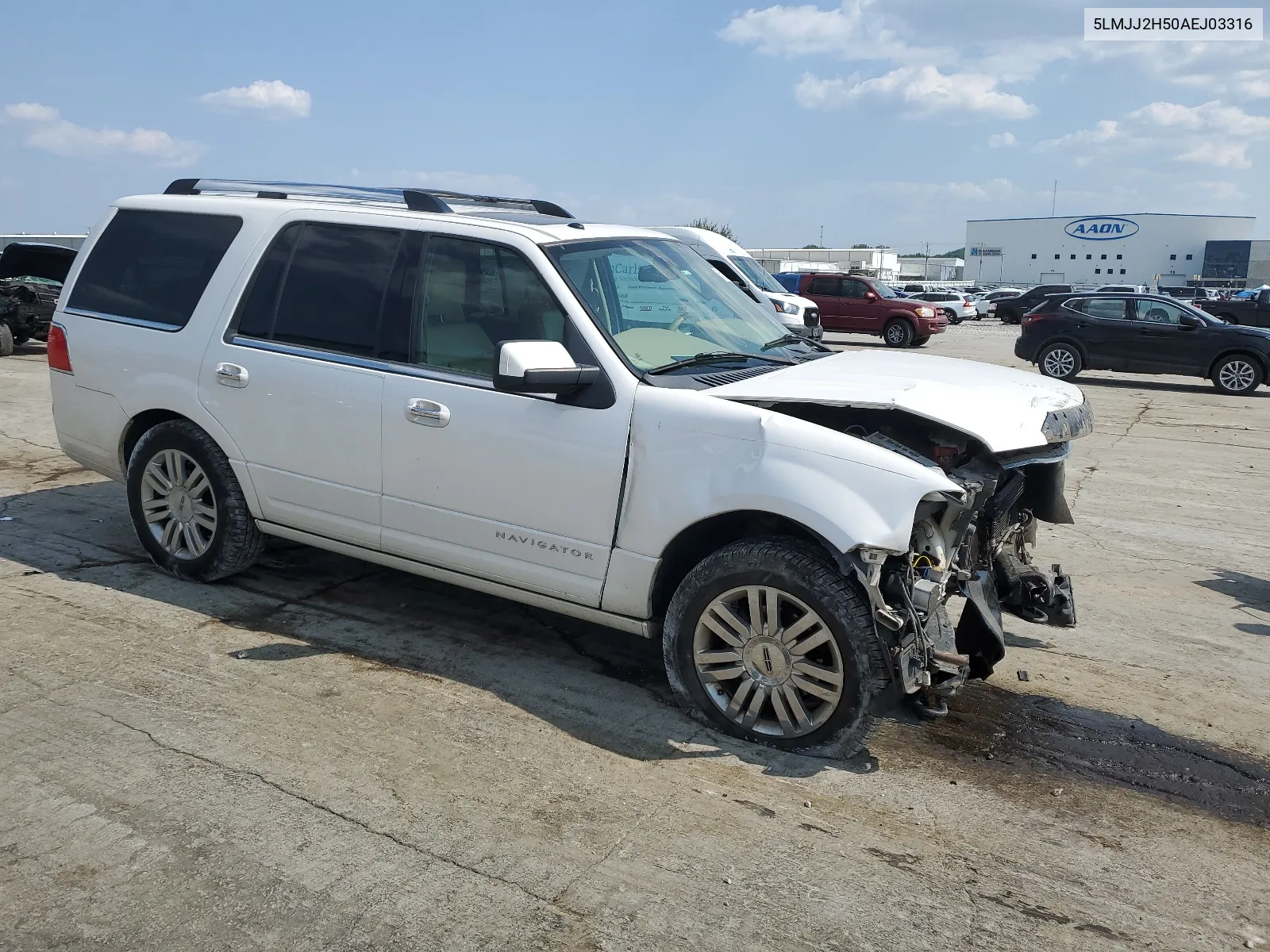 2010 Lincoln Navigator VIN: 5LMJJ2H50AEJ03316 Lot: 66252454