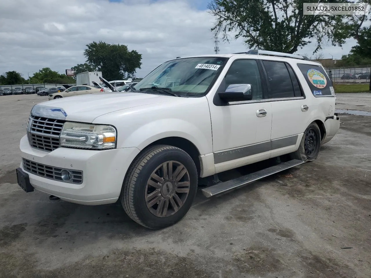 2012 Lincoln Navigator VIN: 5LMJJ2J5XCEL01852 Lot: 48140314