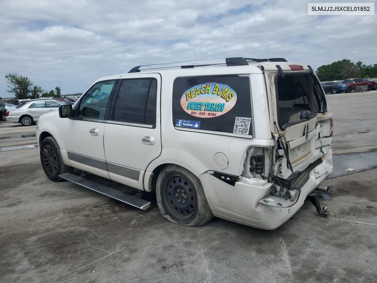 2012 Lincoln Navigator VIN: 5LMJJ2J5XCEL01852 Lot: 48140314