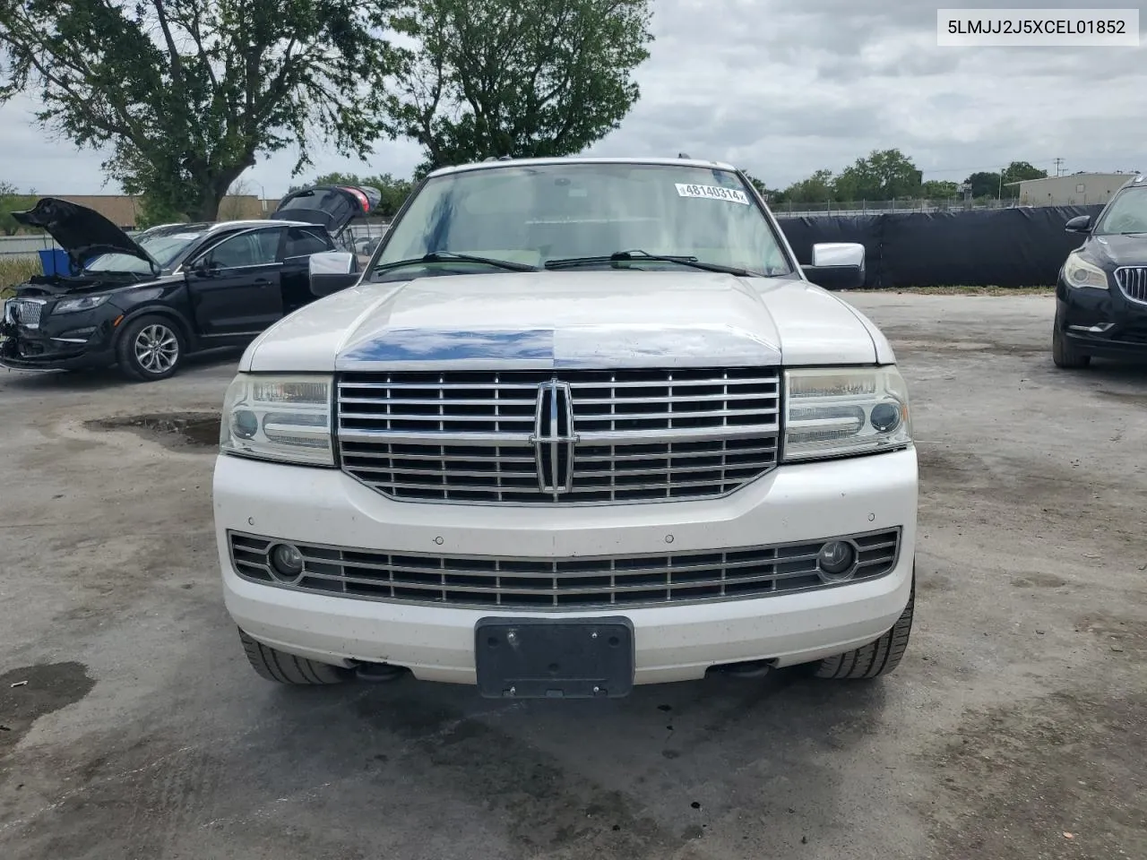 2012 Lincoln Navigator VIN: 5LMJJ2J5XCEL01852 Lot: 48140314