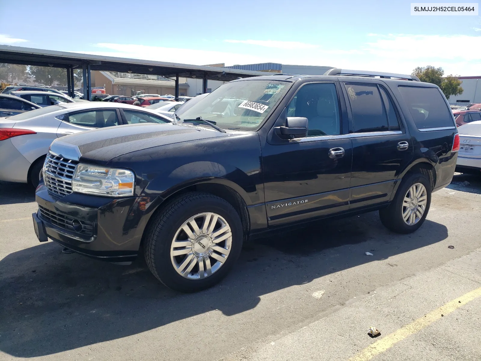 2012 Lincoln Navigator VIN: 5LMJJ2H52CEL05464 Lot: 66983654