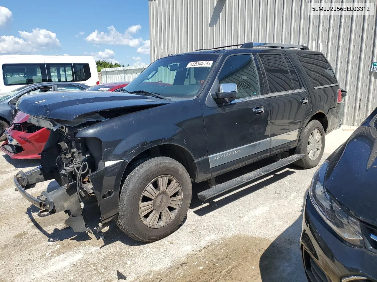 2014 Lincoln Navigator VIN: 5LMJJ2J56EEL03312 Lot: 55534674