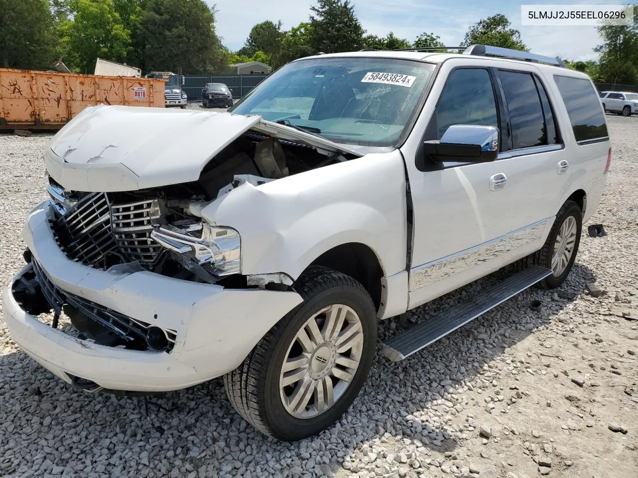 2014 Lincoln Navigator VIN: 5LMJJ2J55EEL06296 Lot: 58493824