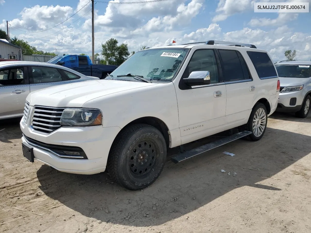 2015 Lincoln Navigator VIN: 5LMJJ2JT0FEJ00674 Lot: 62366184