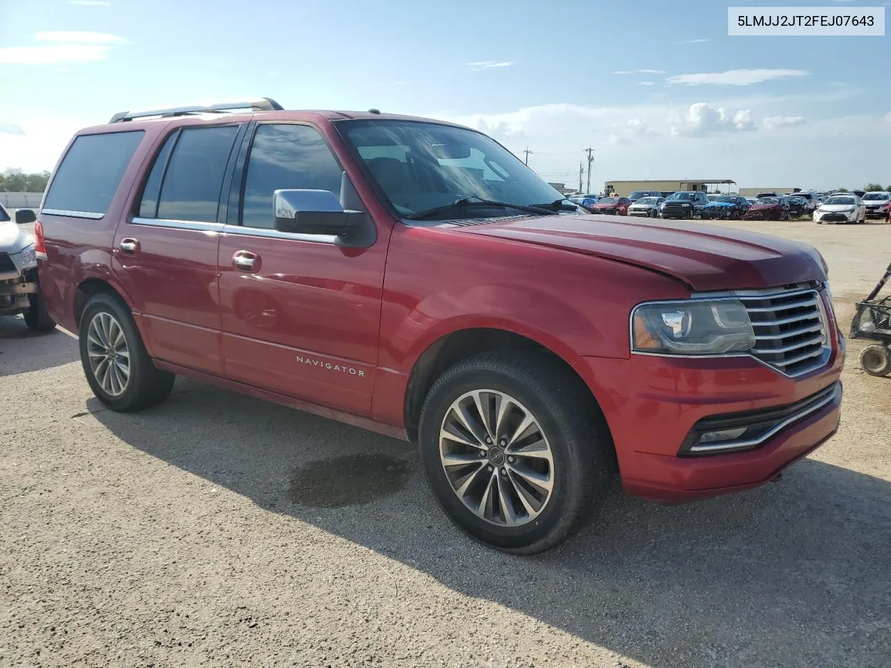 2015 Lincoln Navigator VIN: 5LMJJ2JT2FEJ07643 Lot: 62791554