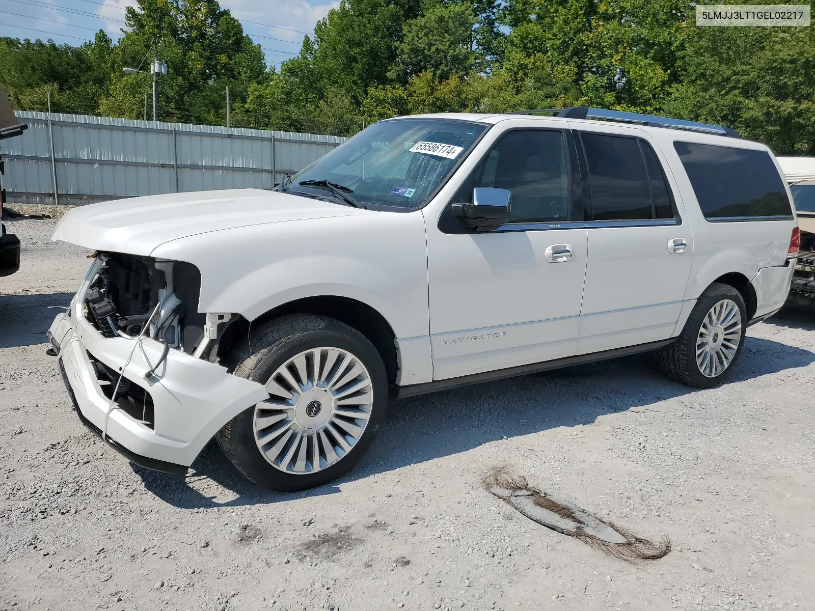 2016 Lincoln Navigator L Reserve VIN: 5LMJJ3LT1GEL02217 Lot: 65586174