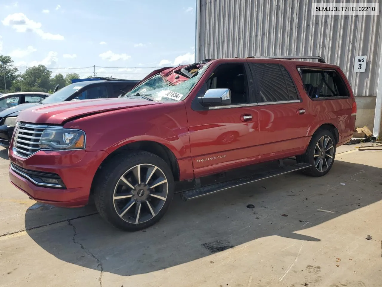 2017 Lincoln Navigator L Reserve VIN: 5LMJJ3LT7HEL02210 Lot: 58081634