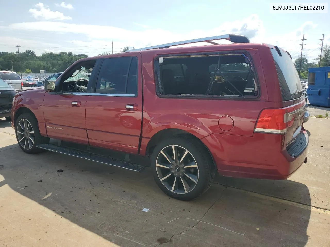 2017 Lincoln Navigator L Reserve VIN: 5LMJJ3LT7HEL02210 Lot: 58081634