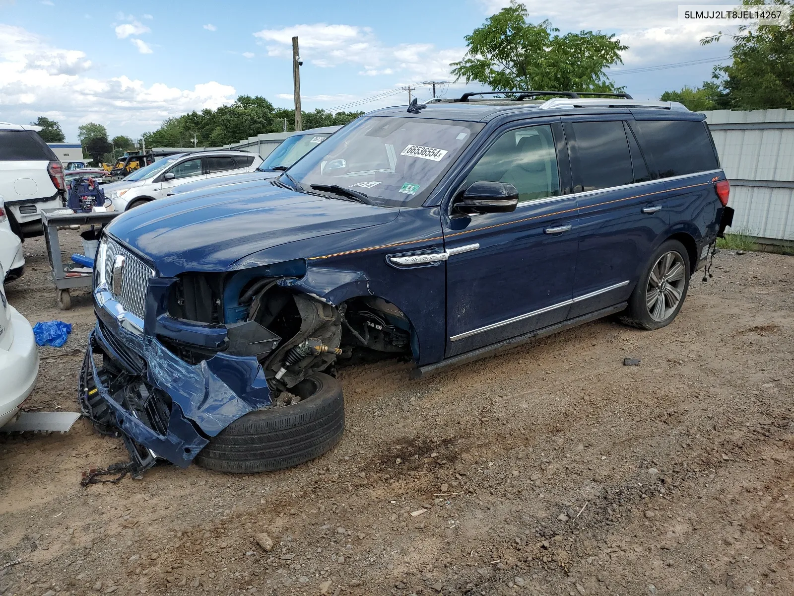 2018 Lincoln Navigator Reserve VIN: 5LMJJ2LT8JEL14267 Lot: 66536554