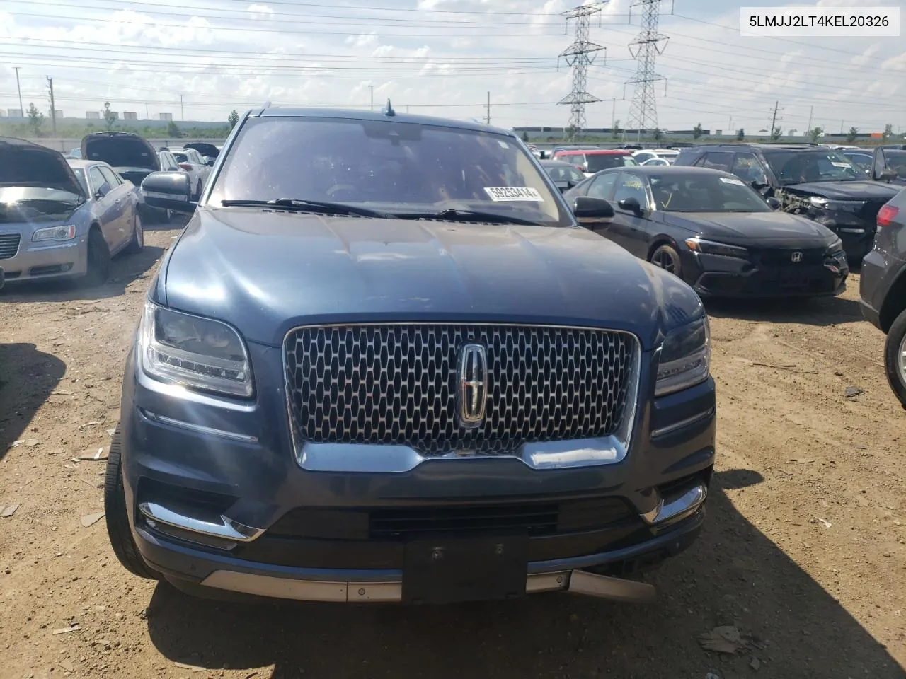 2019 Lincoln Navigator Reserve VIN: 5LMJJ2LT4KEL20326 Lot: 59253414