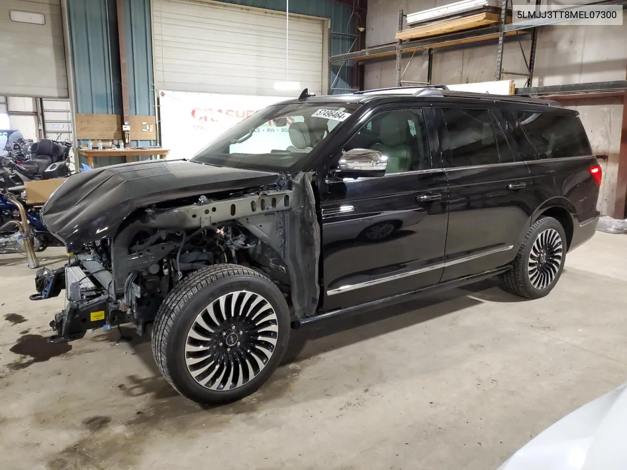 2021 Lincoln Navigator L Black Label VIN: 5LMJJ3TT8MEL07300 Lot: 57496464