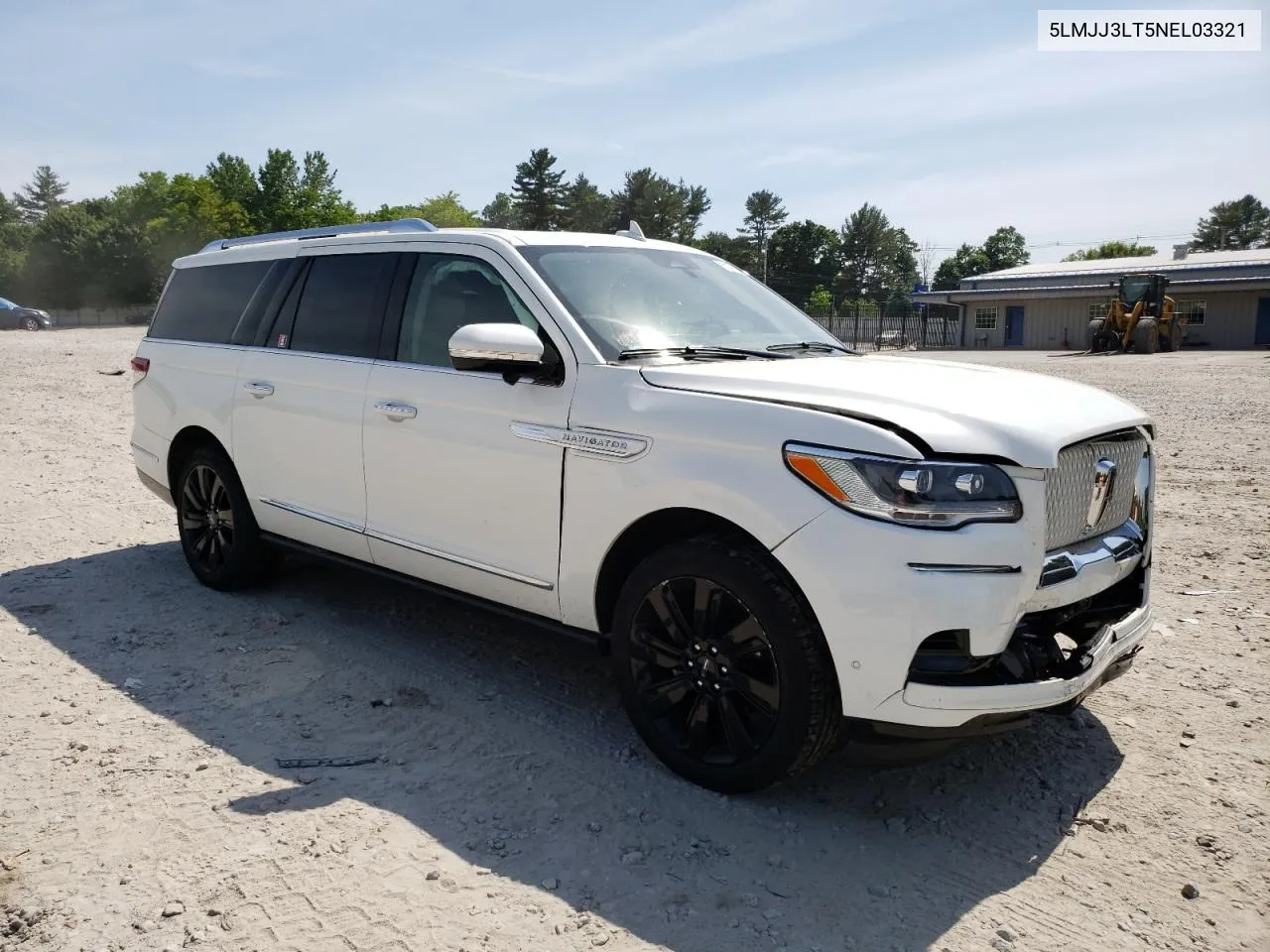 2022 Lincoln Navigator L Reserve VIN: 5LMJJ3LT5NEL03321 Lot: 57270234