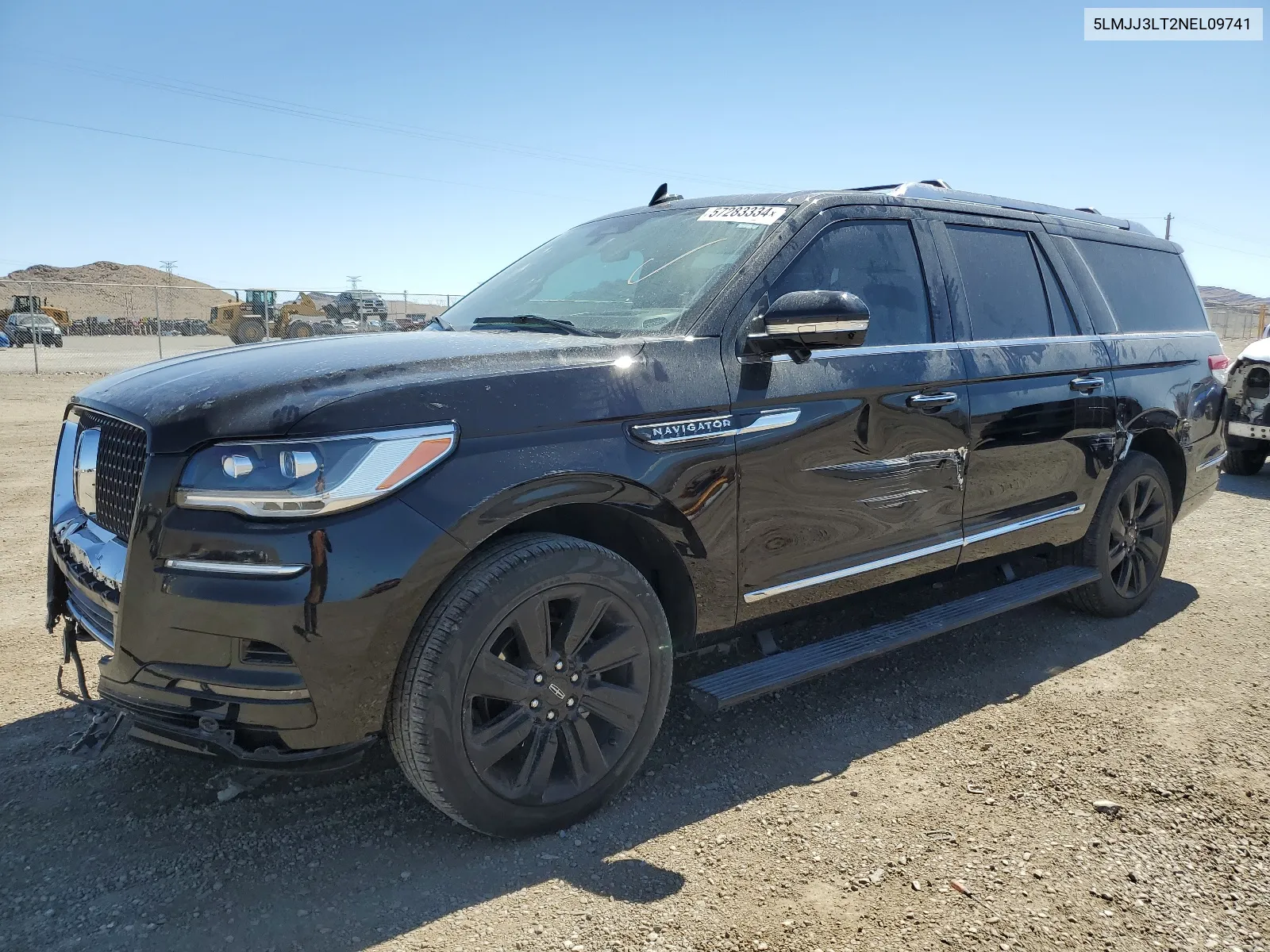 2022 Lincoln Navigator L Reserve VIN: 5LMJJ3LT2NEL09741 Lot: 57283334