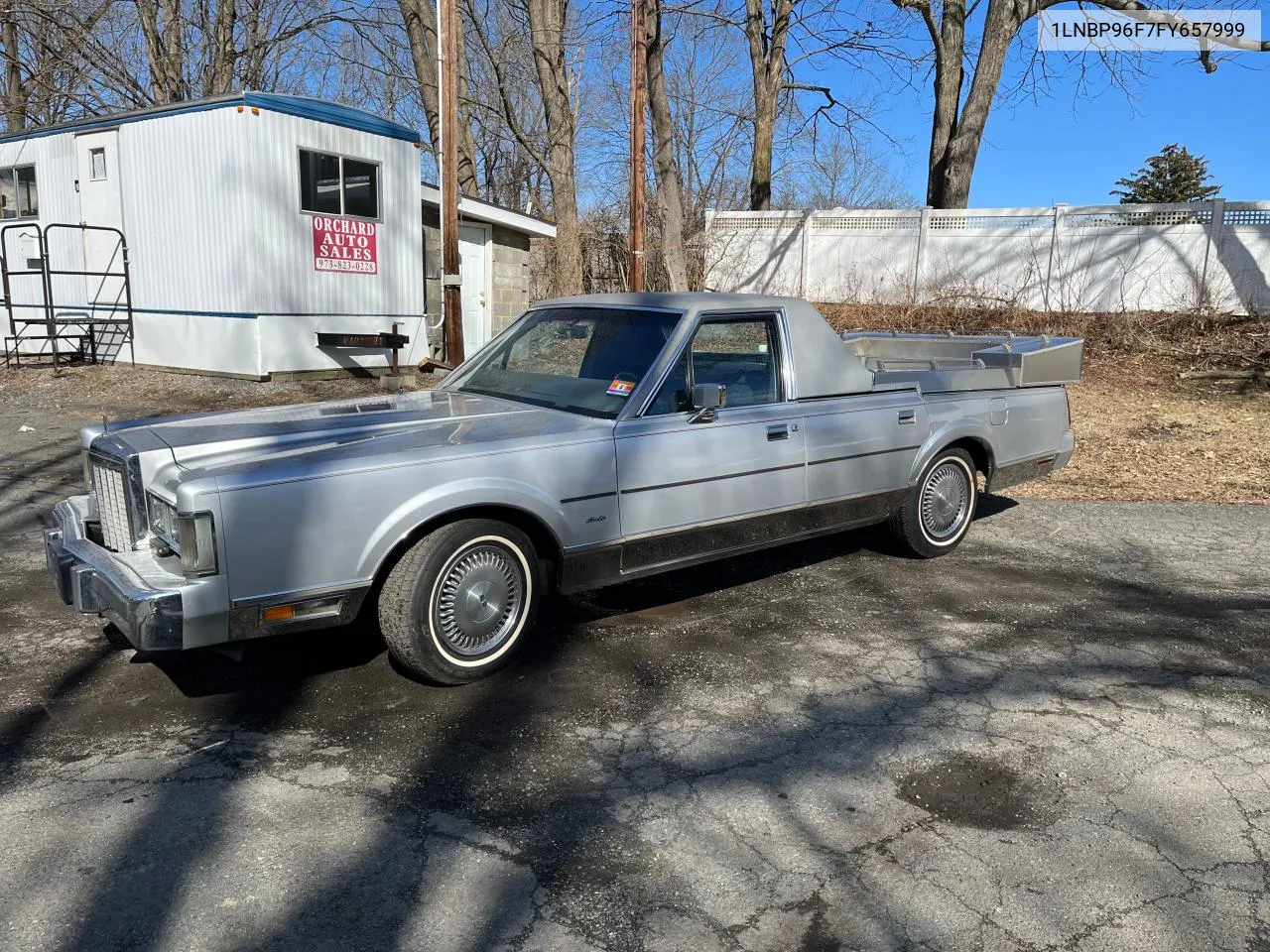 1985 Lincoln Town Car VIN: 1LNBP96F7FY657999 Lot: 57771604