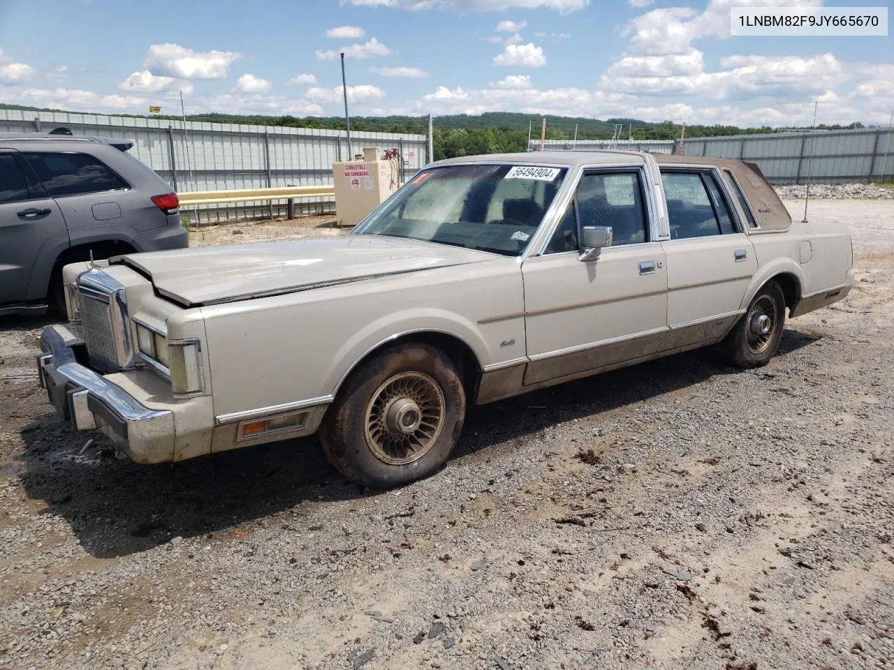 1988 Lincoln Town Car Signature VIN: 1LNBM82F9JY665670 Lot: 56494904