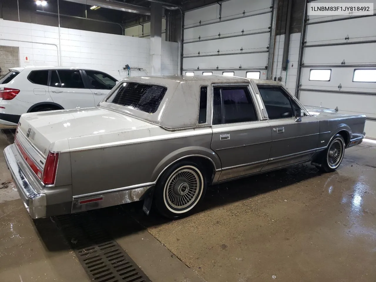 1LNBM83F1JY818492 1988 Lincoln Town Car Cartier