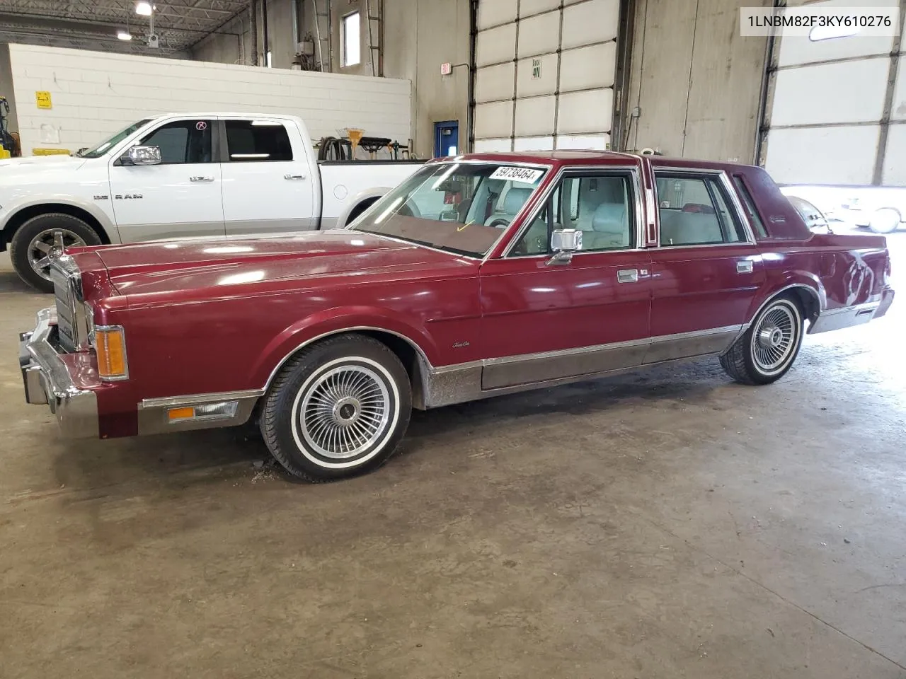 1989 Lincoln Town Car Signature VIN: 1LNBM82F3KY610276 Lot: 59738464