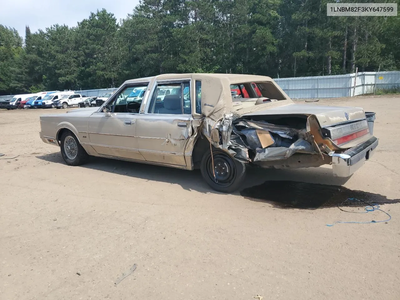 1LNBM82F3KY647599 1989 Lincoln Town Car Signature