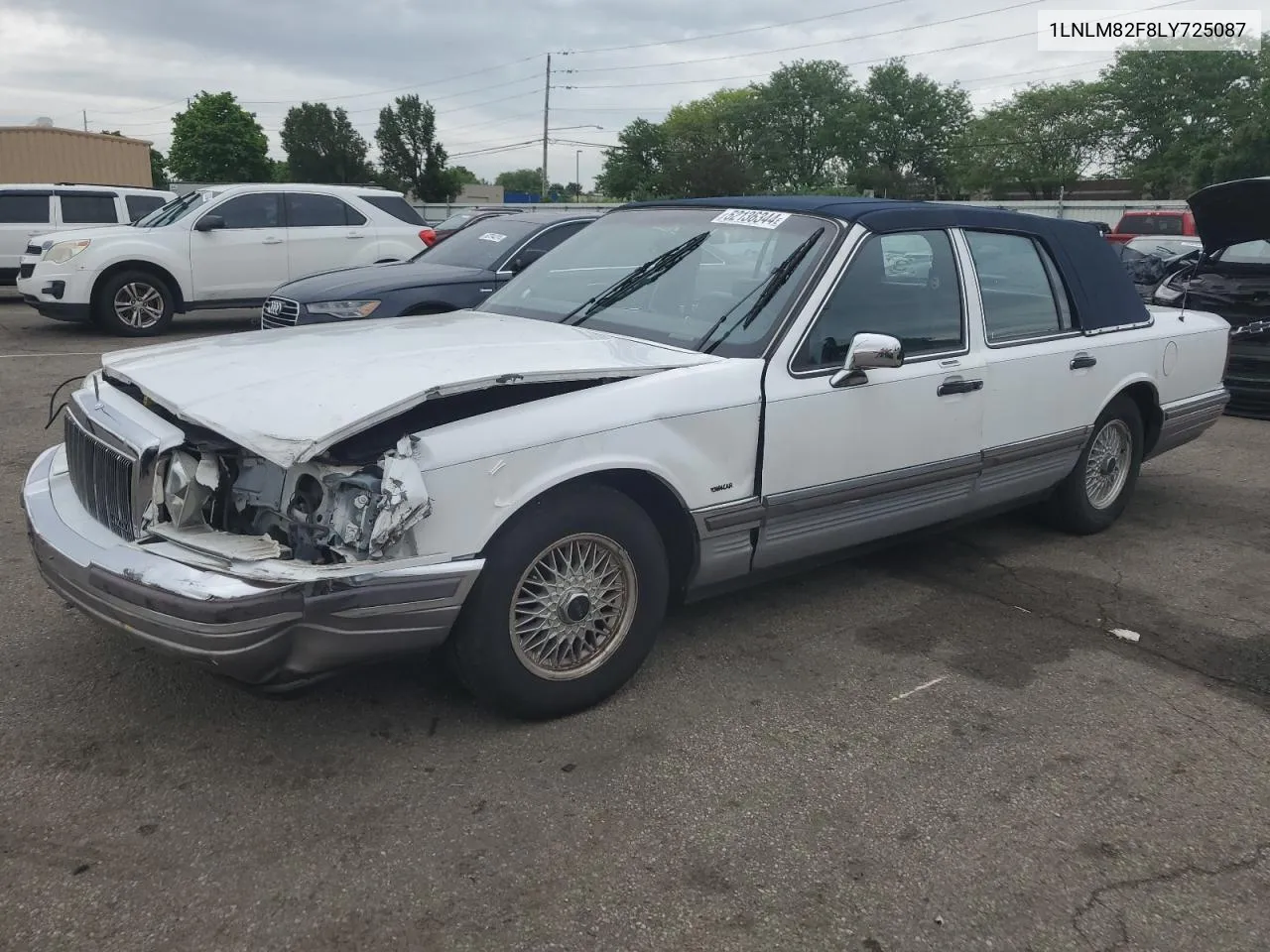 1990 Lincoln Town Car Signature VIN: 1LNLM82F8LY725087 Lot: 52136344