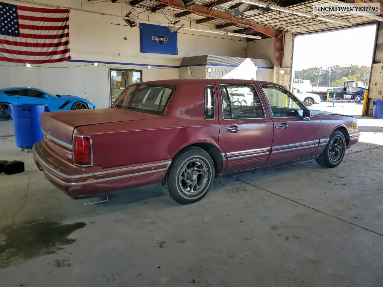 1LNCM81W6MY637495 1991 Lincoln Town Car Executive