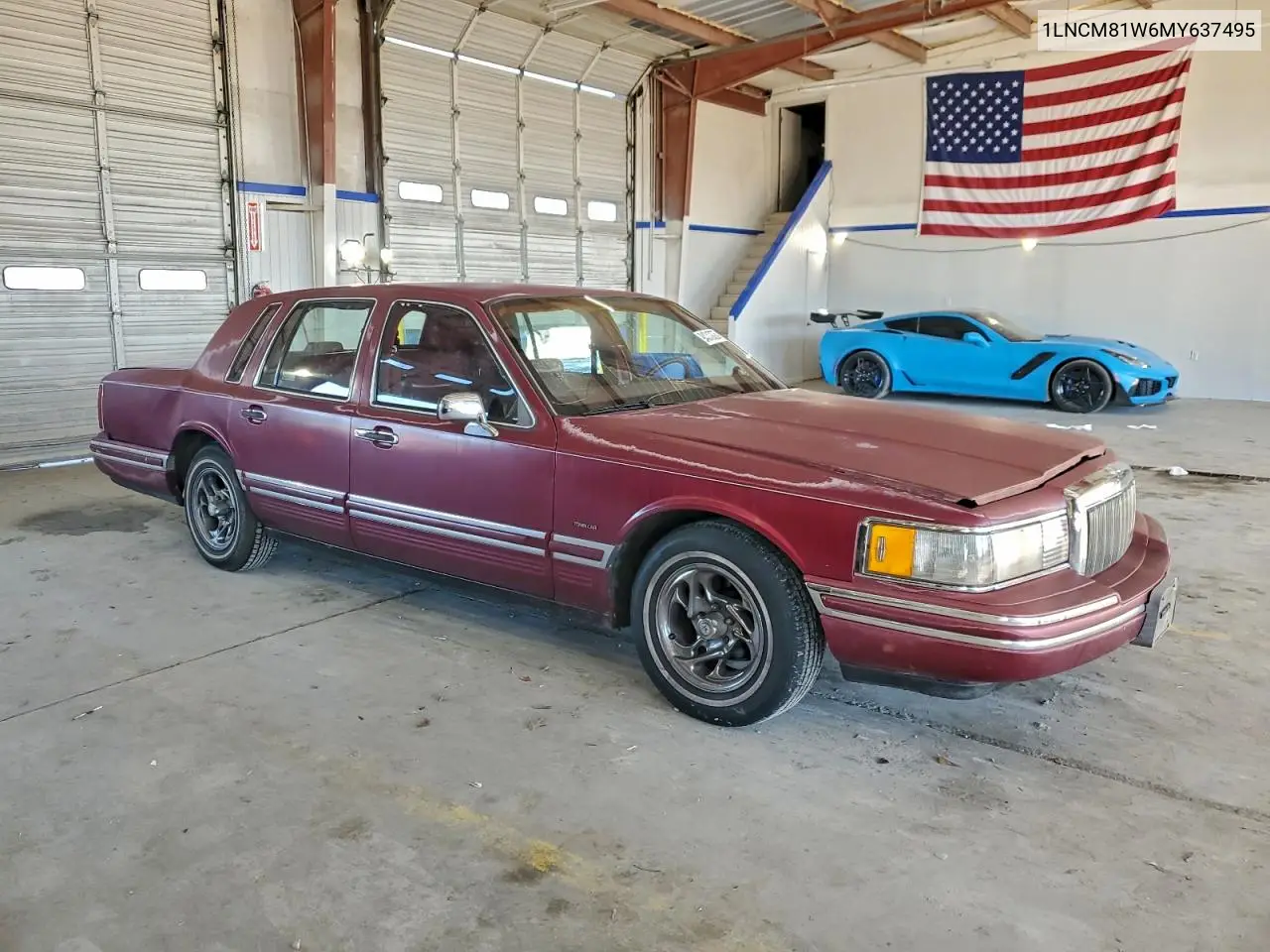 1LNCM81W6MY637495 1991 Lincoln Town Car Executive