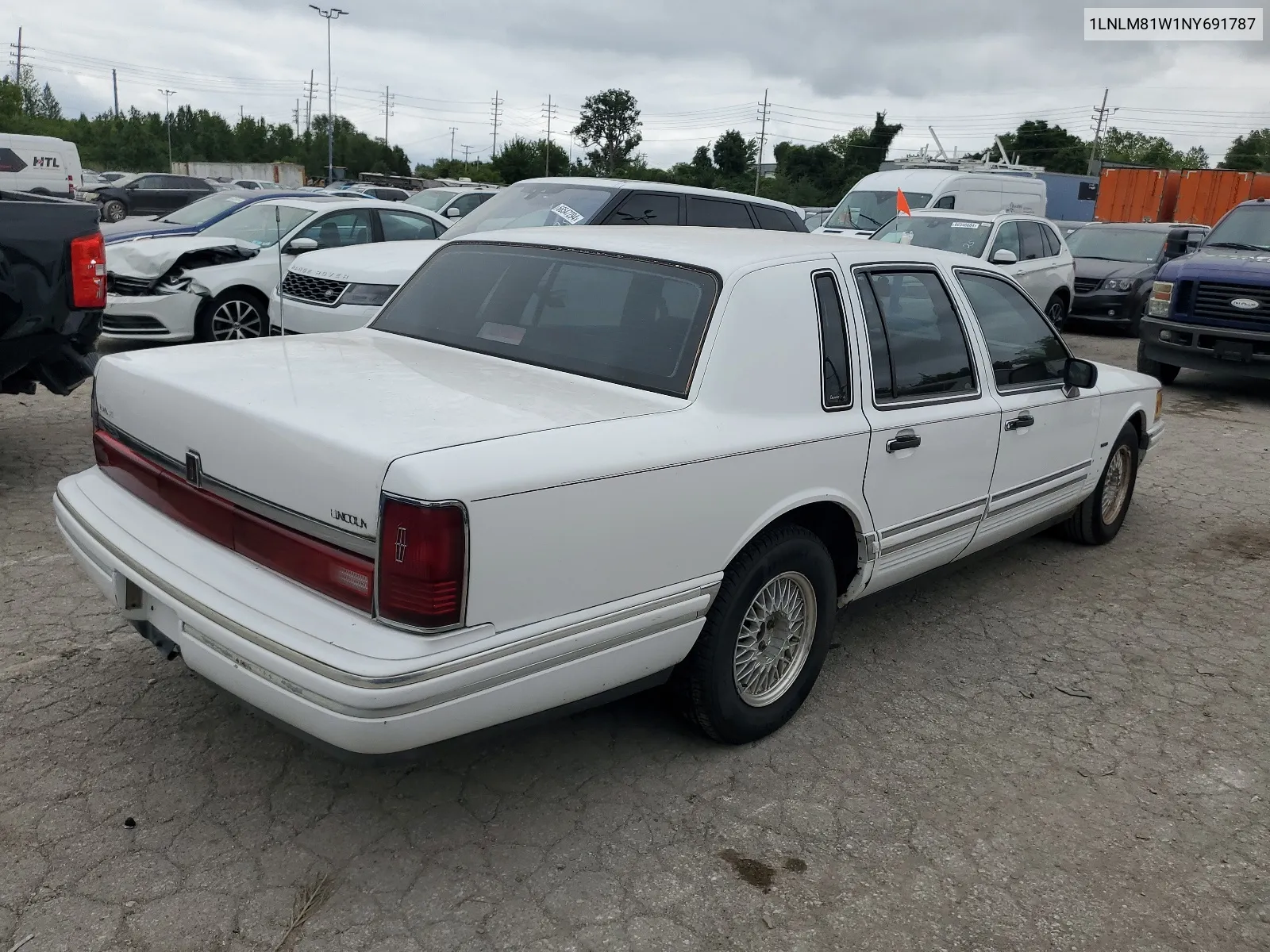 1LNLM81W1NY691787 1992 Lincoln Town Car Executive