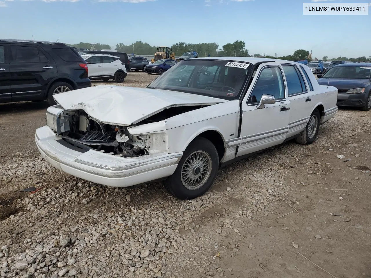 1993 Lincoln Town Car Executive VIN: 1LNLM81W0PY639411 Lot: 52732184