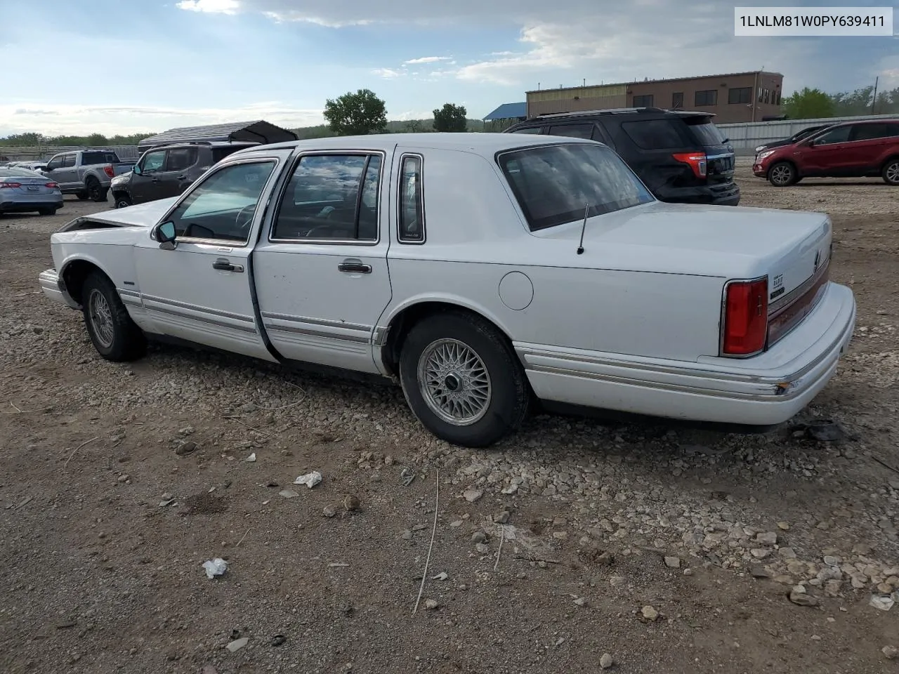 1993 Lincoln Town Car Executive VIN: 1LNLM81W0PY639411 Lot: 52732184