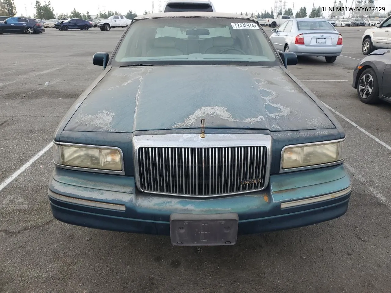 1LNLM81W4VY627629 1997 Lincoln Town Car Executive