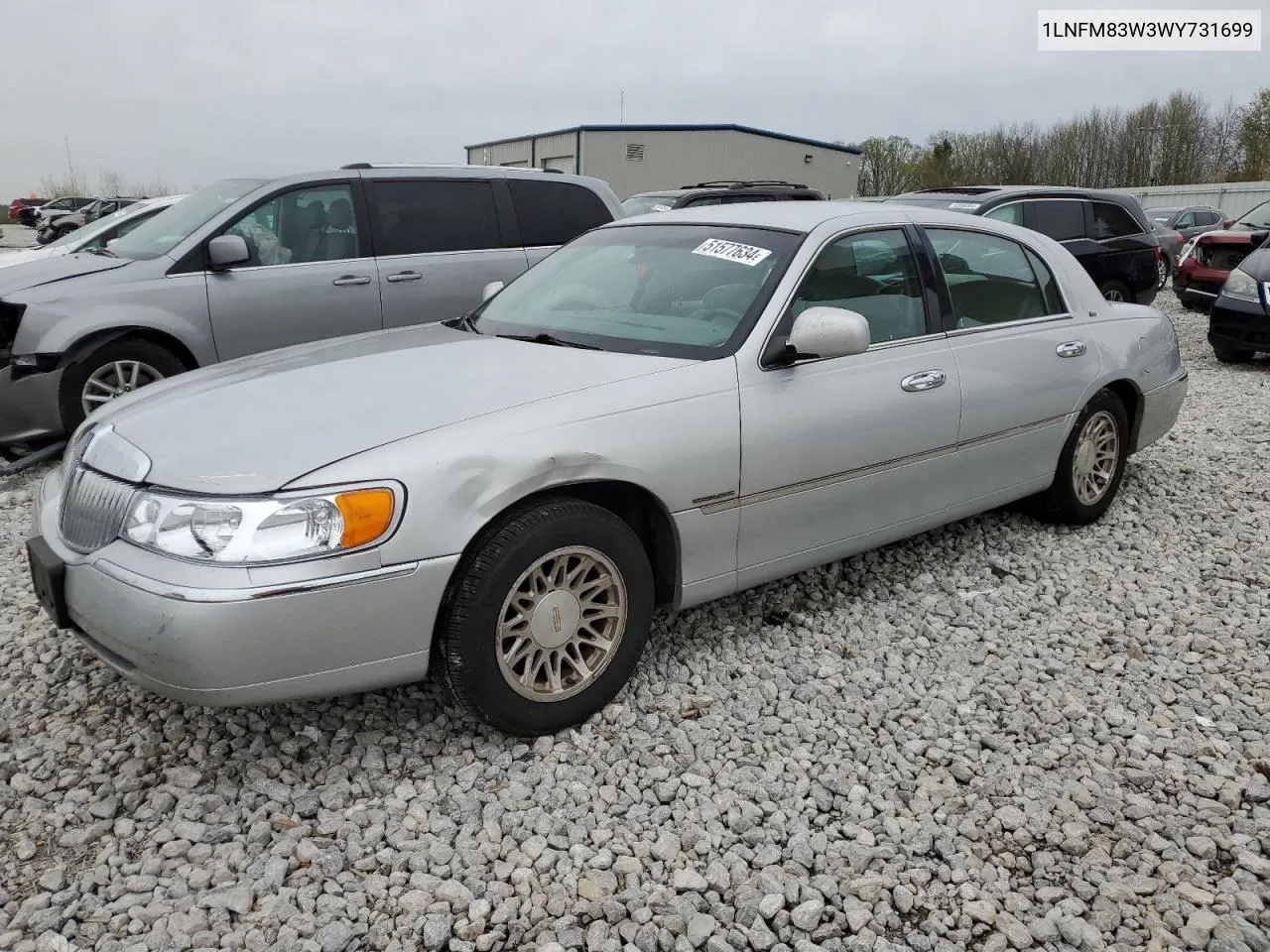 1LNFM83W3WY731699 1998 Lincoln Town Car Cartier