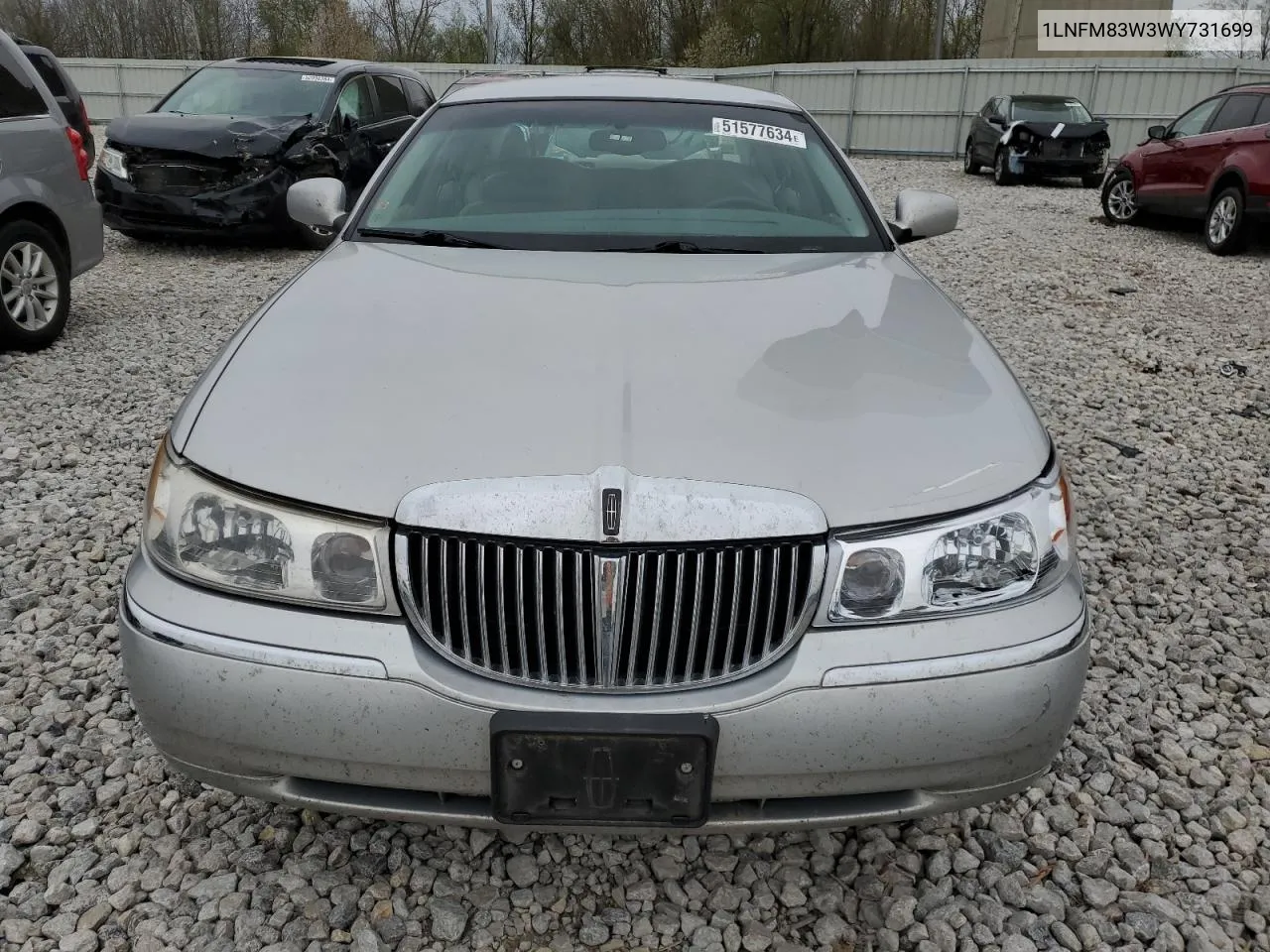 1LNFM83W3WY731699 1998 Lincoln Town Car Cartier