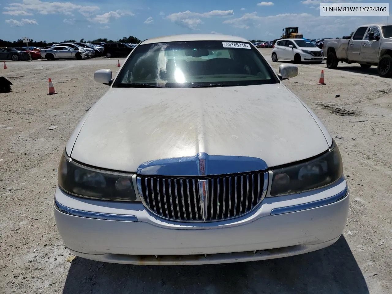 1LNHM81W61Y734360 2001 Lincoln Town Car Executive