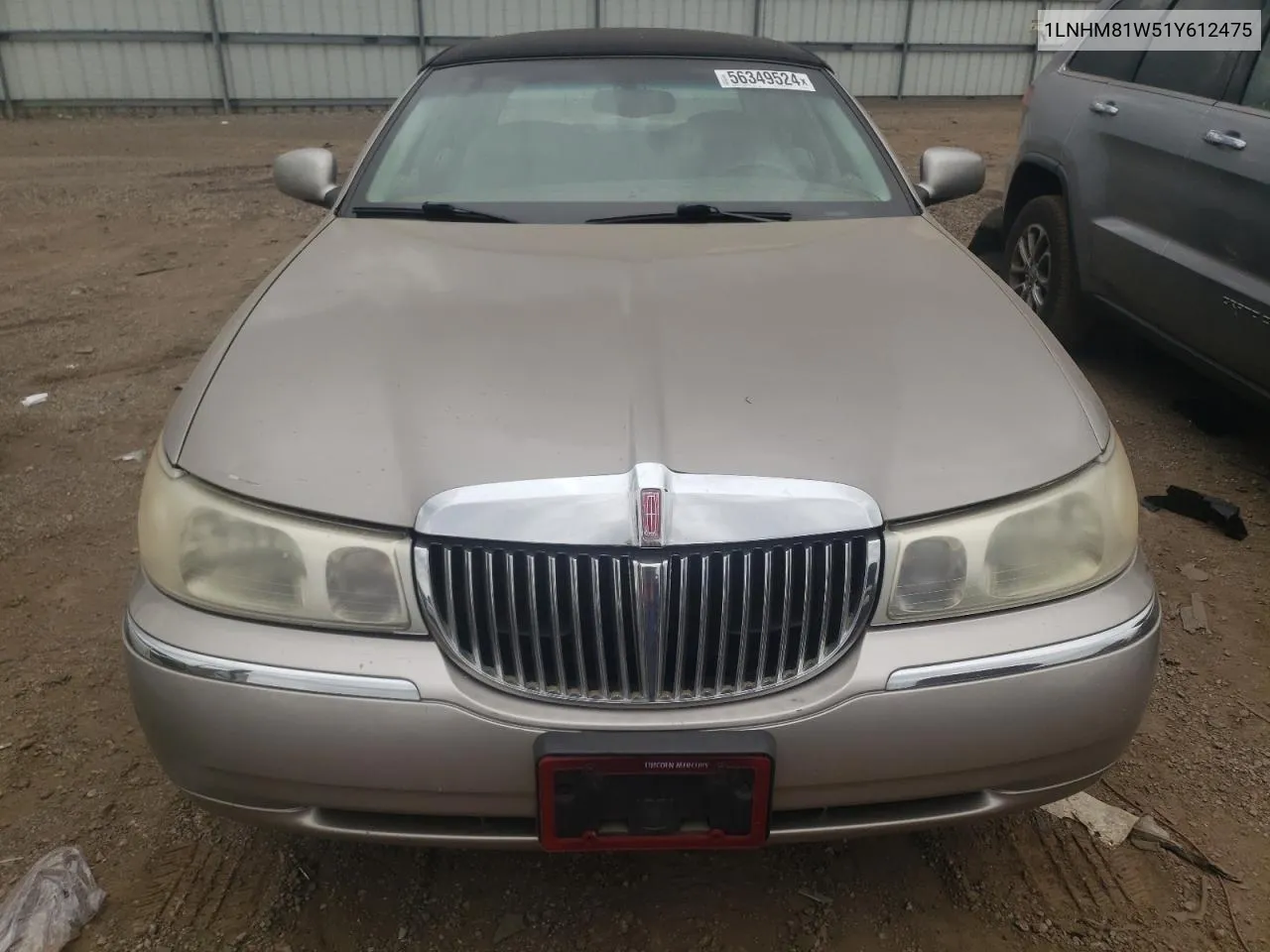 1LNHM81W51Y612475 2001 Lincoln Town Car Executive