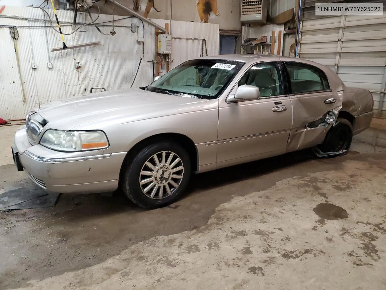 2003 Lincoln Town Car Executive VIN: 1LNHM81W73Y625022 Lot: 52712304