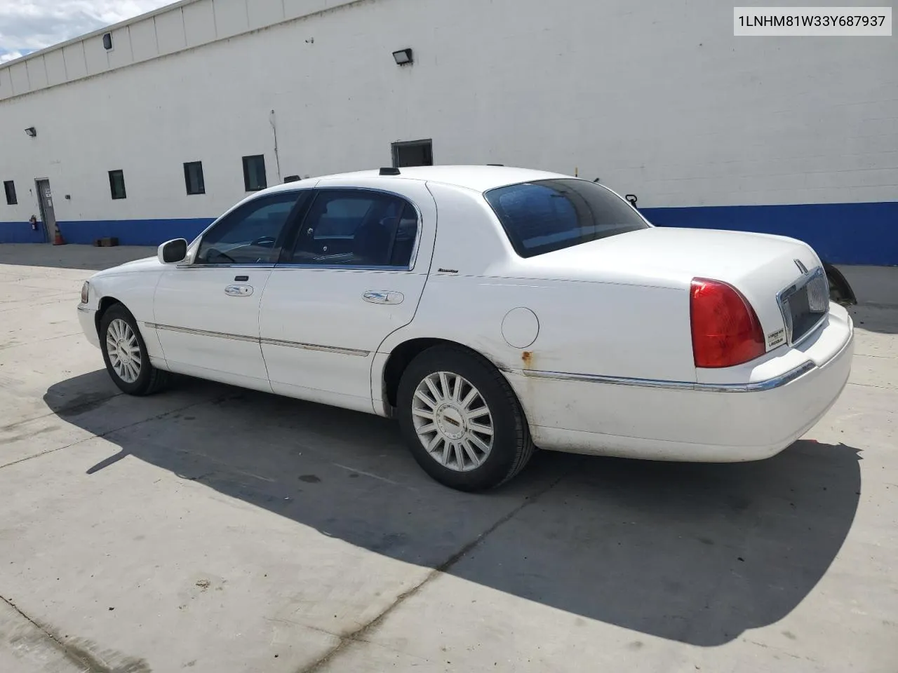 1LNHM81W33Y687937 2003 Lincoln Town Car Executive