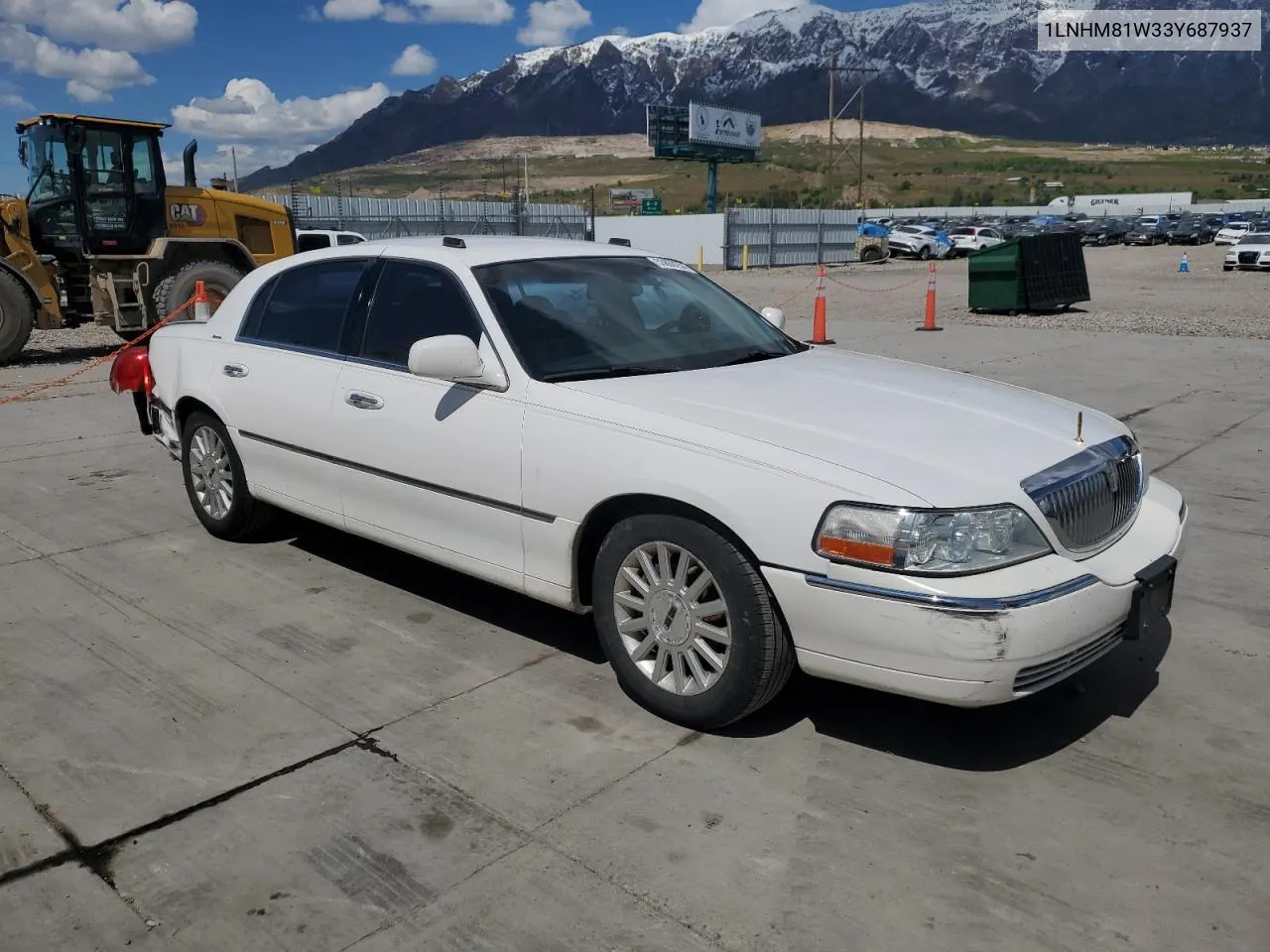 2003 Lincoln Town Car Executive VIN: 1LNHM81W33Y687937 Lot: 53808254