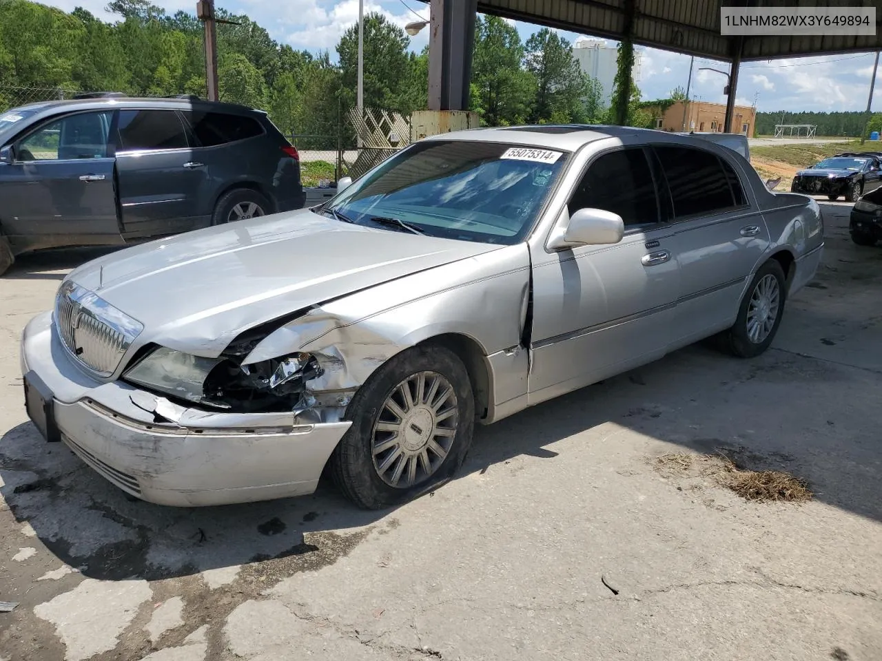 2003 Lincoln Town Car Signature VIN: 1LNHM82WX3Y649894 Lot: 55075314