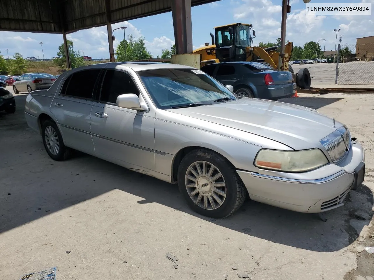 2003 Lincoln Town Car Signature VIN: 1LNHM82WX3Y649894 Lot: 55075314