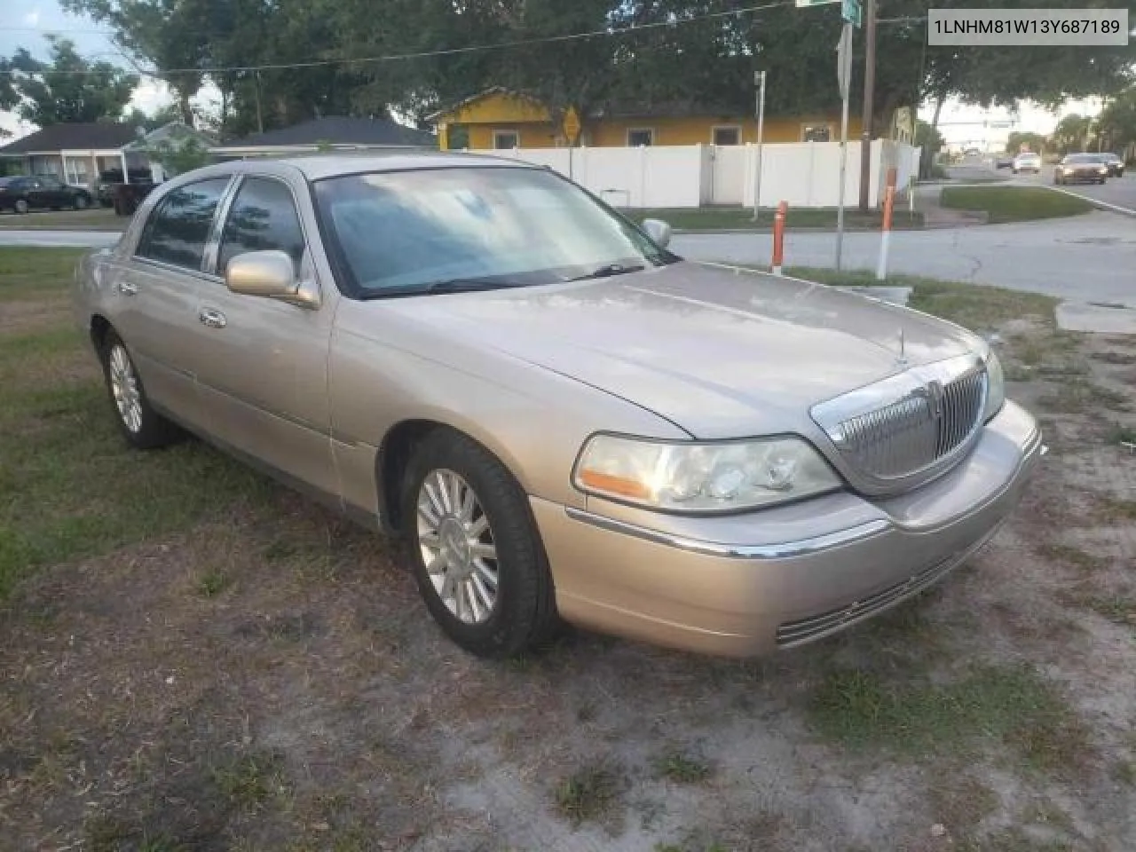 2003 Lincoln Town Car Executive VIN: 1LNHM81W13Y687189 Lot: 70530694