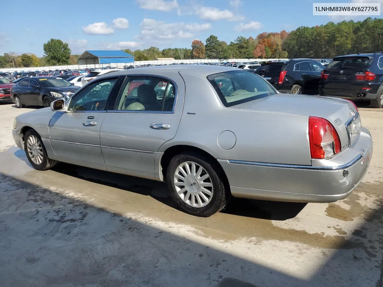 2004 Lincoln Town Car Ultimate VIN: 1LNHM83W84Y627795 Lot: 77103693