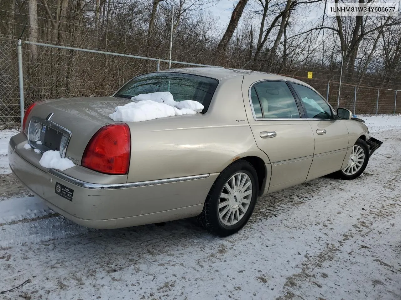 2004 Lincoln Town Car Executive VIN: 1LNHM81W34Y606677 Lot: 77563303