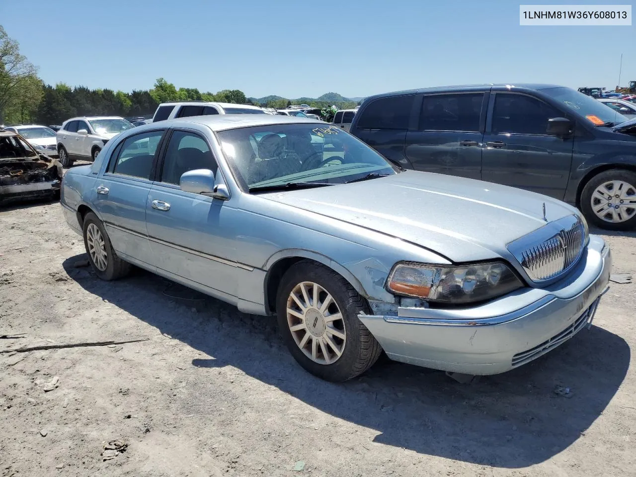 1LNHM81W36Y608013 2006 Lincoln Town Car Signature