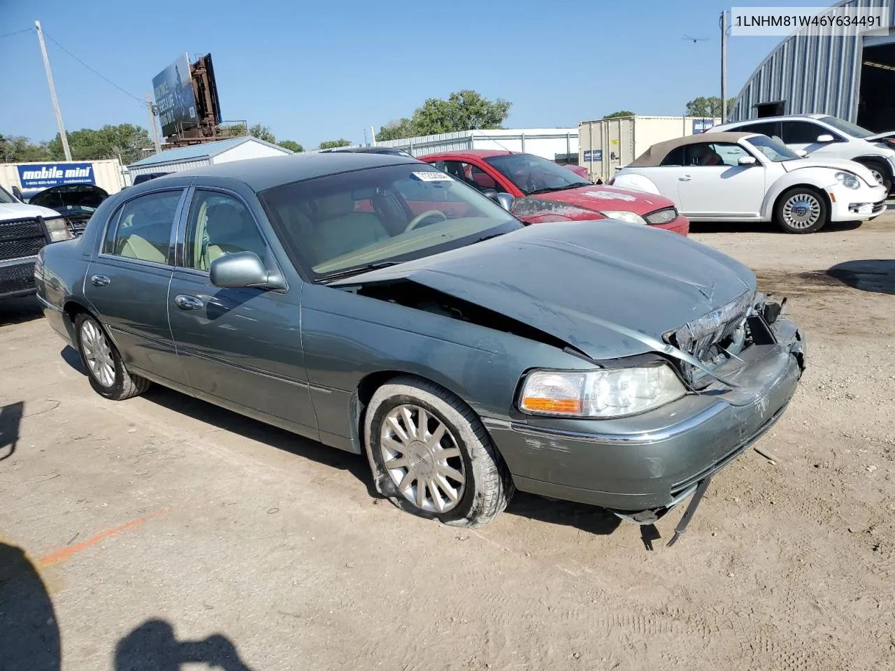 1LNHM81W46Y634491 2006 Lincoln Town Car Signature