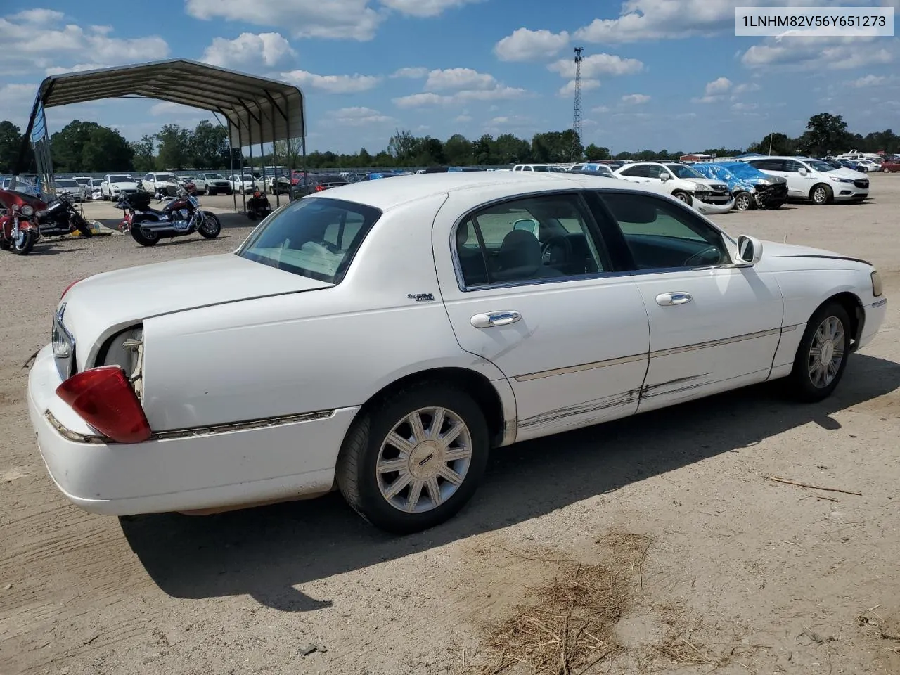 2006 Lincoln Town Car Signature Limited VIN: 1LNHM82V56Y651273 Lot: 72425104