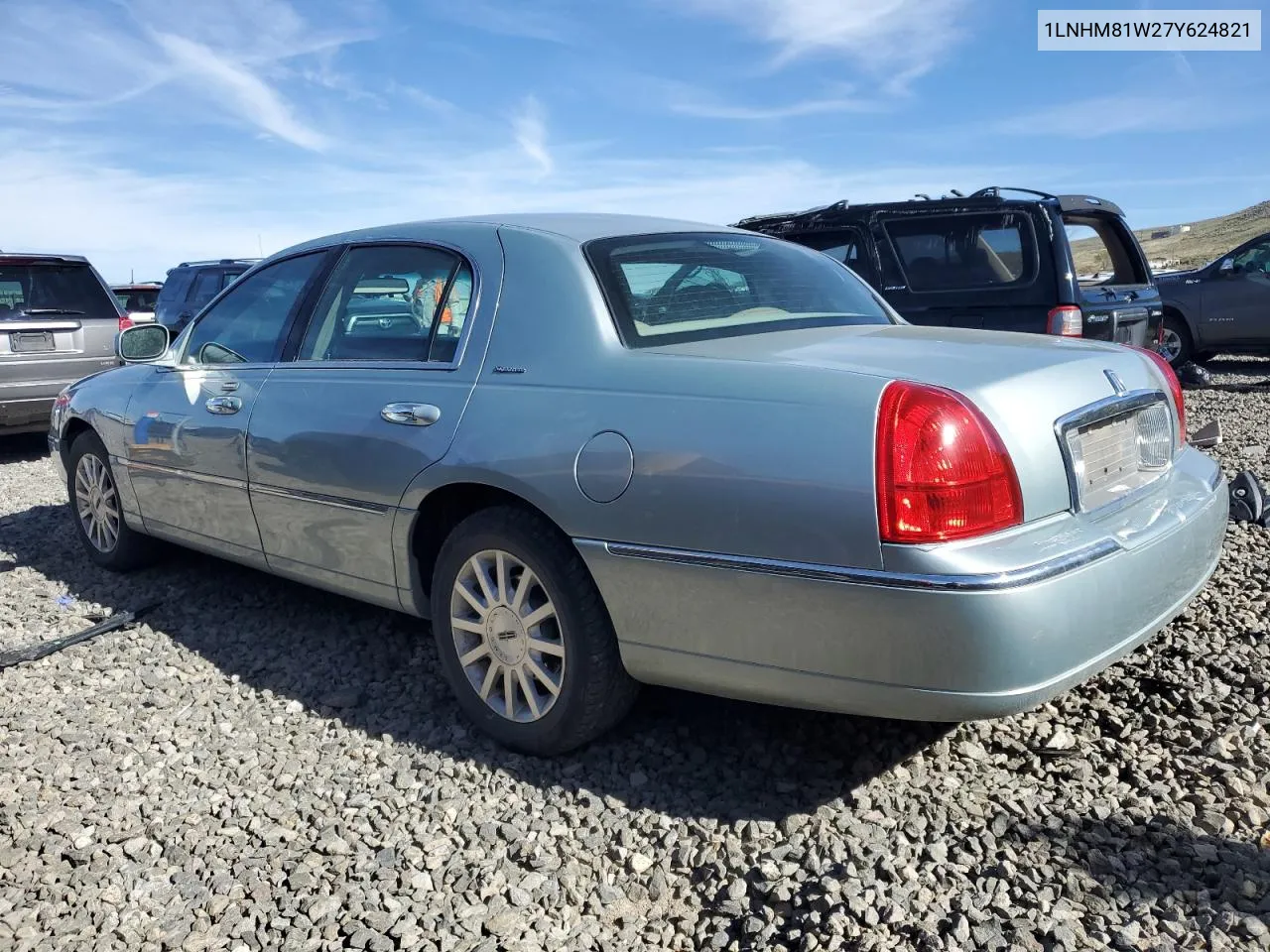 2007 Lincoln Town Car Signature VIN: 1LNHM81W27Y624821 Lot: 53967594