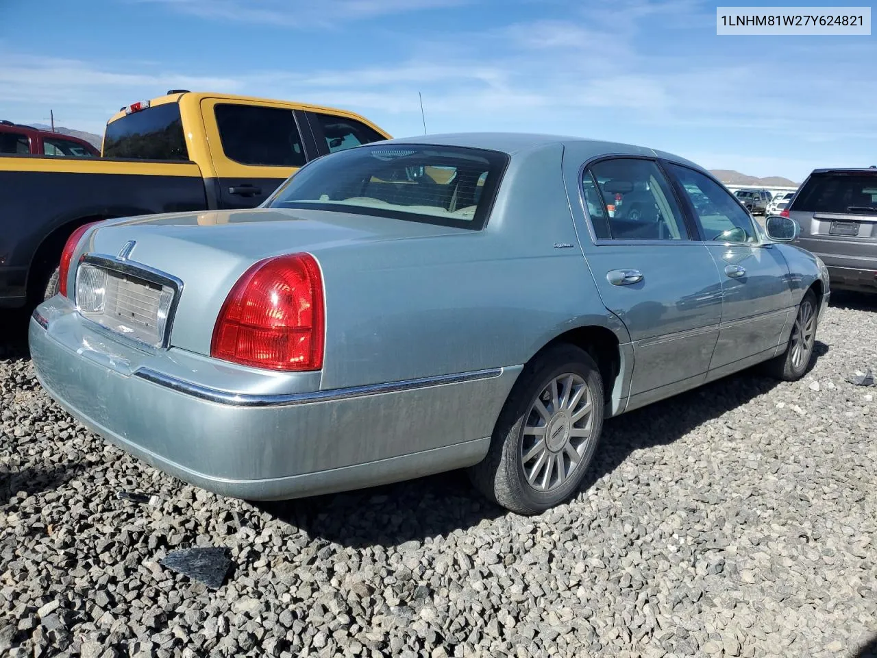 2007 Lincoln Town Car Signature VIN: 1LNHM81W27Y624821 Lot: 53967594