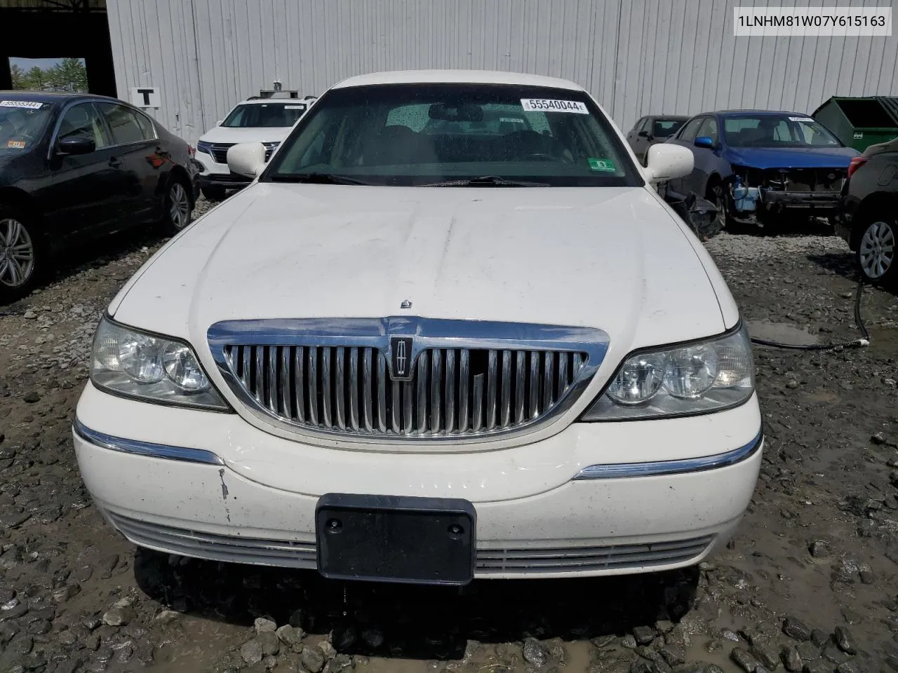 2007 Lincoln Town Car Signature VIN: 1LNHM81W07Y615163 Lot: 55540044