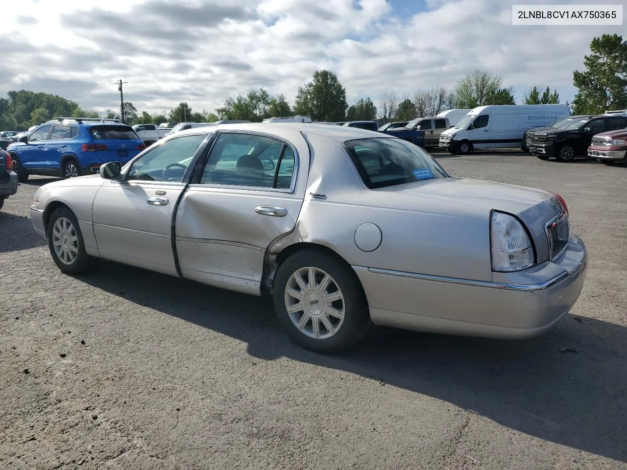 2010 Lincoln Town Car Signature Limited VIN: 2LNBL8CV1AX750365 Lot: 53690924