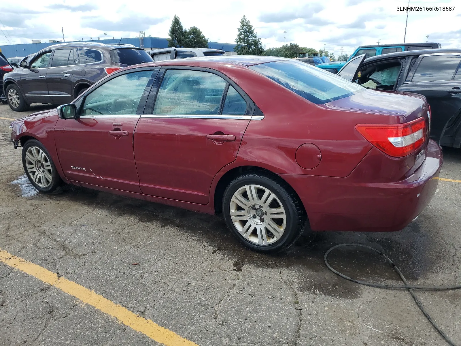 2006 Lincoln Zephyr VIN: 3LNHM26166R618687 Lot: 63664124