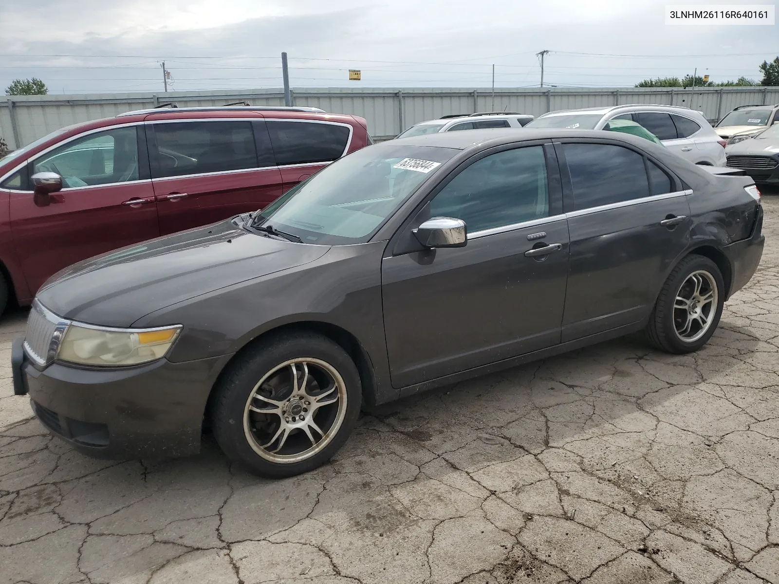 2006 Lincoln Zephyr VIN: 3LNHM26116R640161 Lot: 63756844